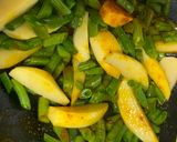 A picture of step 6 of French beans.