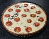 A picture of step 4 of 🍅🍃🍕Pizza Quiche🍕🍃🍅.