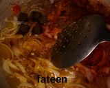 A picture of step 3 of Pineapple fried rice.
