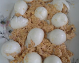 Foto del paso 1 de la receta: Huevos rellenos con bonito
