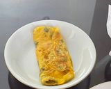 Hình bước làm 3 của món Trứng chiên hành lá