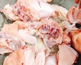 A picture of step 1 of Pakistani streetstyle Chicken Karahi/ Kadai Chicken.