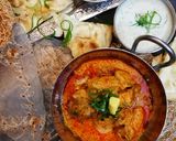 A picture of step 21 of Chicken makhni karahi.