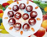 A picture of step 6 of Healthy tasty nutritious energy packed sweet badam pisin ladoo.