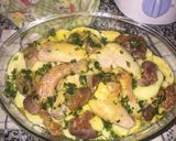 A picture of step 3 of Potato Dish with Chicken Giblets.