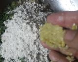 A picture of step 2 of Green peas and brown rice croquettes.