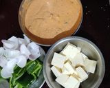 A picture of step 1 of Tandoori Paneer Tikka.