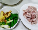 麻油松阪豬的食譜步驟1照片