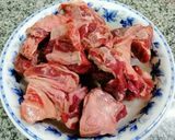A picture of step 1 of Braised Beef.