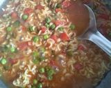 A picture of step 1 of Palak paneer gravy maggi.