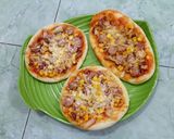Foto langkah ke 10 dari resep Pizza teflon ayam suwir takaran sendok.