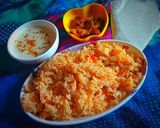 A picture of step 4 of Tomato rice.