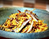 A picture of step 3 of Dry Kollatharu Netholi Anchovy Upkari.