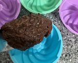 Foto do passo 3 de Mini Muffins de Banana com Coco e Chocolate Sem Assar