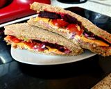 A picture of step 4 of My So Tasty Cheese,Avocdo & Corned Beef Sandwich. 😋.