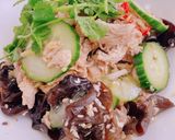 A picture of step 11 of Wood Ear Mushrooms and Chicken Salad.