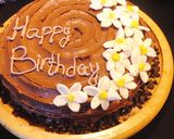 A picture of step 5 of Cream cheese chocolate cake.