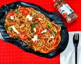 A picture of step 4 of Soupy Tangy Speghetti.