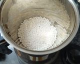 A picture of step 1 of Sago flour namkeen paratha.