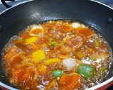 A picture of step 7 of Garlic Chilli Paneer.