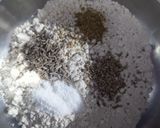 A picture of step 1 of Jowar dosa.