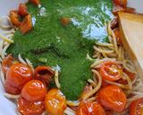Foto del paso 4 de la receta Espaguetis con pesto 🍝🌿