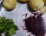A picture of step 1 of Amaranth/Rajgira Wrap.