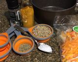 Foto del paso 1 de la receta: Sopa de vegetales y lentejas