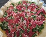 Une image de l'étape 3 de °quiche roquette et coppa