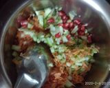 A picture of step 1 of Pomogranate Salad.