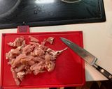 A picture of step 1 of Creamy Bacon Pasta.