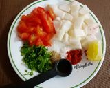 A picture of step 2 of Tam Tam Radish Salad.