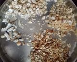 A picture of step 3 of Mixed Dry Fruit Chikki.