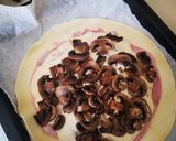 Une image de l'étape 4 de Tourte feuilletée jambon champignons.