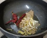 A picture of step 4 of Moong Makhani.