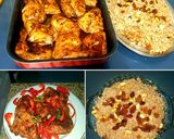 صورة لخطوة 15 من وصفة فراخ مشوية مع ارز بالخلطة للعيد و الوقفه 🥳🥳