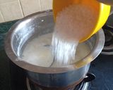 A picture of step 3 of Rooh Afza kheer.