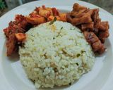 Foto langkah ke 4 dari resep Nasi Daun Jeruk Magicom.