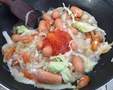 รูปขั้นตอนการทำที่ 8 ของ East meet west :Penne with stir fry sukiyaki
