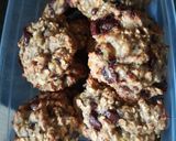 Banános zabpehelykeksz csokidarabokkal recept fázis 6 fotója