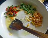 A picture of step 3 of Penne Pasta in Bechamel Sauce.