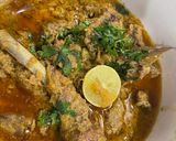 A picture of step 5 of Mutton malai.