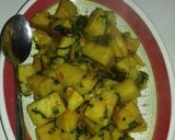 A picture of step 6 of Yam porridge.