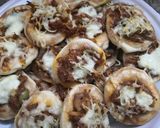 صورة لخطوة 5 من وصفة البيتزا 😋😍