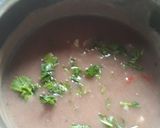 A picture of step 4 of Ragi soup.