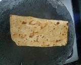 A picture of step 6 of Crispy square paratha.