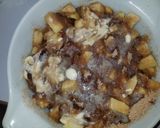 A picture of step 4 of Apple Brown Betty.