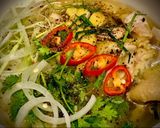A picture of step 4 of Chicken Pho (Phở Gà).