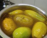 A picture of step 3 of Lemon mango ginger chilli.