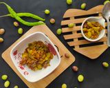 झटपट स्वादिष्ट करौंदा मिर्ची रेसिपी चरण 7 फोटो